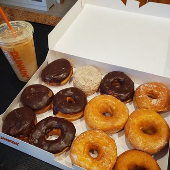 Dunkin' - a dozen donuts in a box - Donuts Near Me - Waterford, Connecticut Dunkin' - a dozen donuts in a box - Donuts Near Me - Waterford, Connecticut