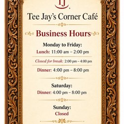 Tee Jay's Corner Cafe