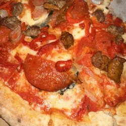 Undercooked pizza