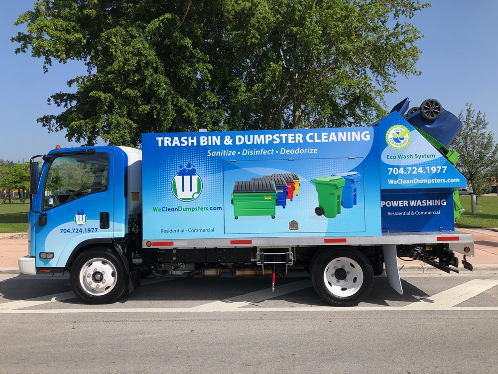 TRASH BIN DUMPSTER CLEANING Updated September 2024 Charlotte, North Carolina Pressure