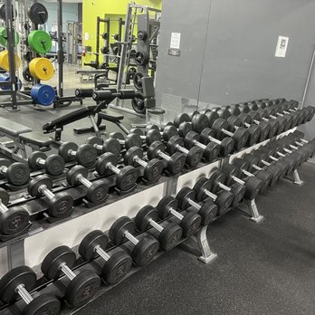 Anytime Fitness - Dumbbell Rack - Gyms Near Me - Fallbrook, California