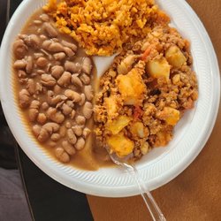 Hicks at the Lumberyard - Picadillo plate!