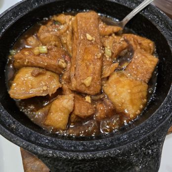 Chi Cafe - Tofu with Fish Fillet pot (came with rice that's not pictured) - Hong Kong Style Cafe Near Me - Chicago, Illinois