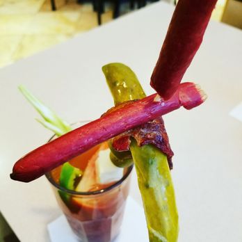 Ned's Diner - a pickle and a pickle on a stick - Breakfast & Brunch Near Me - Belvidere, Illinois