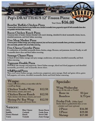 Menu photo 2 The Lookout Arcadia, WI Menu photo 2 The Lookout Arcadia, WI