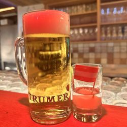 Kuhstall - Pilsner and schnapps