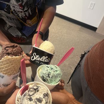 Stella's Ice Cream - ice cream cone, split scoop, double scoop - Ice Cream & Frozen Yogurt Near Me - McKinney, Texas