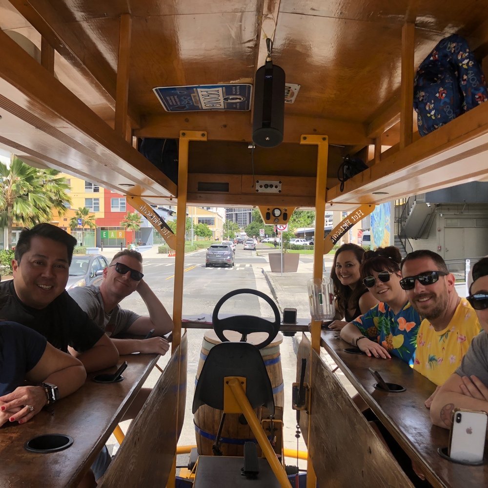 Paradise Pedals Hawaii - Pedal Bar! - Party Bike Rentals Near Me - Honolulu, Hawaii