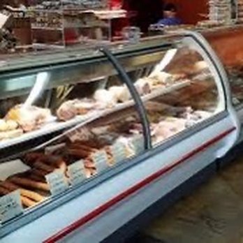 Krakow Deli Bakery Smokehouse - Delicious meats, cheeses and different dishes/desserts in the front display case - Smokehouse Near Me - Woonsocket, Rhode Island