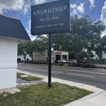 KrungThep Tea Time - Outside sign - Tea Rooms Near Me - Winter Park, Florida KrungThep Tea Time - Outside sign - Tea Rooms Near Me - Winter Park, Florida