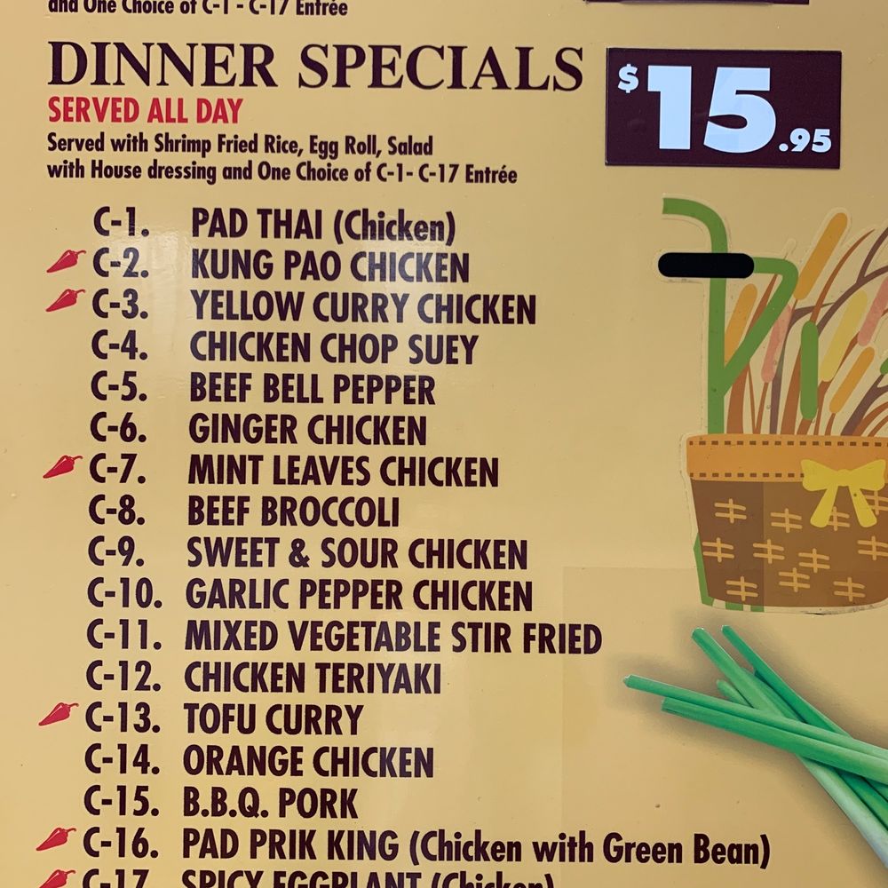 Thai Pepper - Menu towel out.. - Thai Near Me - Huntington Beach, California Thai Pepper - Menu towel out.. - Thai Near Me - Huntington Beach, California