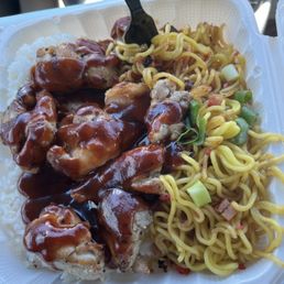 BBQ Chicken and noodles Combo $13 BBQ Chicken and noodles Combo $13