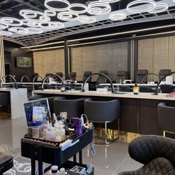 OMG! Nail Parlor - Beautiful salon.   Very clean.  Best foot and leg massage I have had in a long time.  It's a new salon. Try them out!