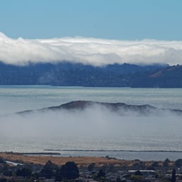 Bay view from the edge of the Blake Garden
