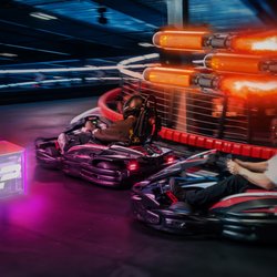 RPM Raceway - Level up your race with Kart Klash, where power-ups turn every lap into an action-packed battle.