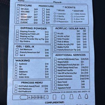 Amazing Nail Bar - Price list - Nail Salons Near Me - Arlington, Texas