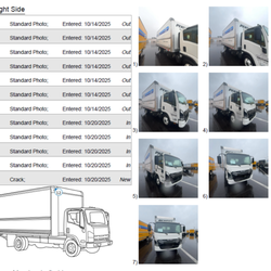 Penske Truck Rental - Pre and post inspection report