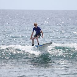 Keep It Simple Hawaii Surf School - My oldest, learning very fast!