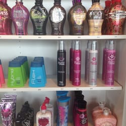 Palm Beach Tan - MANY extenders, bronzers, moisturizers! The BEST prices I've seen in Baltimore County!! Customers almost always get 20% off !!