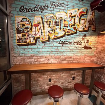 Bardega - Hand painted sign at front entrance. Don't forget to snap a selfie with the iPad on your way out. - Restaurants Near Me - Laguna Hills, California Bardega - Hand painted sign at front entrance. Don't forget to snap a selfie with the iPad on your way out. - Restaurants Near Me - Laguna Hills, California