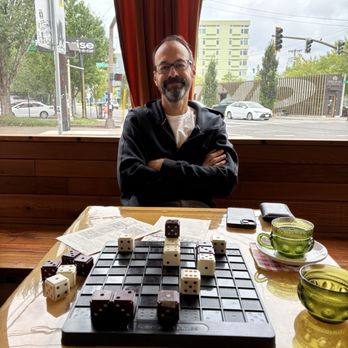 Dear Sandy - Check out the sweet green glass cappuccino cups! Plus, "Duell." - Coffee & Tea Near Me - Portland, Oregon