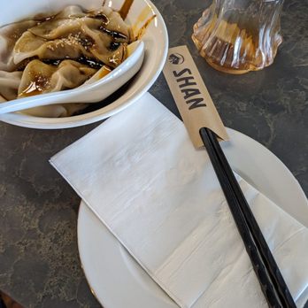 Shan - Dumplings in chili oil - Cocktail Bars Near Me - Brooklyn, New York Shan - Dumplings in chili oil - Cocktail Bars Near Me - Brooklyn, New York