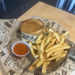 Wayback Burgers - Aj THE STEAKHOUSE BURGER REGULAR FRY