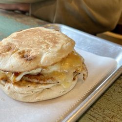 Autumn Nomad Cakes & Cafe - Spicy sausage muffin