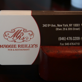 Maggie Reillys Restaurant - Business Card - Pubs Near Me - New York, New York Maggie Reillys Restaurant - Business Card - Pubs Near Me - New York, New York