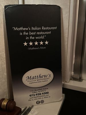 Matthew's by null
