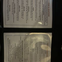 Adam's Rib Restaurant - Menu