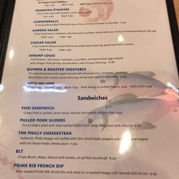 Off the Hook Bar & Grill - Menu - Soups and Salads - American Near Me - Newport, Oregon Off the Hook Bar & Grill - Menu - Soups and Salads - American Near Me - Newport, Oregon