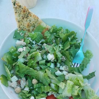 Via Baci - Via Baci salad, dressing on the side. I could've eating 20 more of the flatbreads.. oops - Italian Near Me - Lone Tree, Colorado Via Baci - Via Baci salad, dressing on the side. I could've eating 20 more of the flatbreads.. oops - Italian Near Me - Lone Tree, Colorado