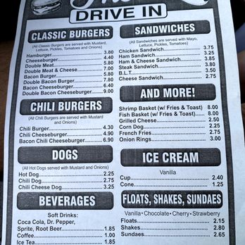 Theo's Drive-In - 2021 menu - Fast Food Near Me - Grand Prairie, Texas