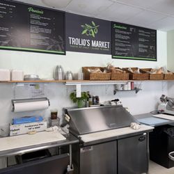 Menu and prep area
