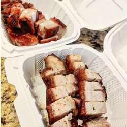 Frank's BBQ & Chinese Cuisine - Small bbq pork and small roast pork. Super fresh