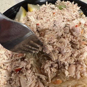 Chamorro Grill - ALLLL pancit maybe 1/2 cup of chicken on top. - Hawaiian Near Me - San Diego, California