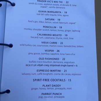 Stripsteak - menu - Steakhouses Near Me - Honolulu, Hawaii