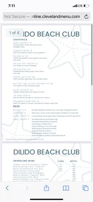 Menu photo 4 DiLido Beach Club Miami Beach, FL Menu photo 4 DiLido Beach Club Miami Beach, FL