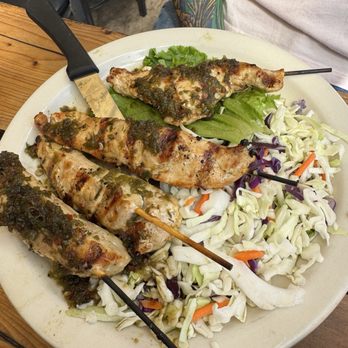Sirens - jerk chicken skewers - Pubs Near Me - Port Townsend, Washington Sirens - jerk chicken skewers - Pubs Near Me - Port Townsend, Washington
