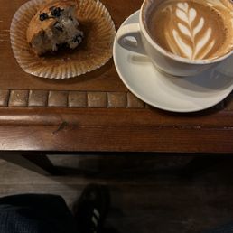 blueberry muffin & lavender latte blueberry muffin & lavender latte