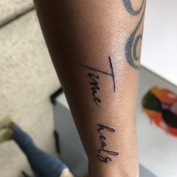 Dragon Fire Tattoos - We were visiting PR, my girlfriend took me here for a bday tattoo. Loved it Luis was very professional. Shop was nice,big and clean.