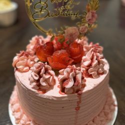 Unsugared Bakery - Strawberry cake