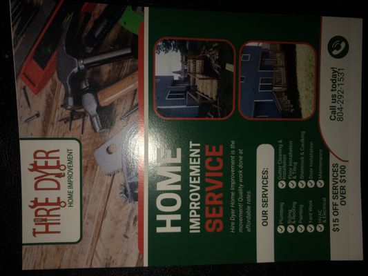 Hire Dyer Home Improvement Logo