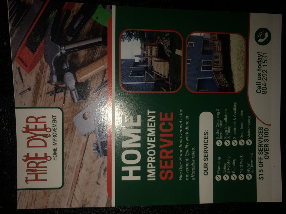 Slide of Hire Dyer Home Improvement