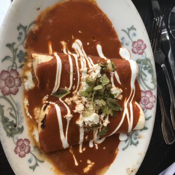 La Contenta Oeste - Shrimp enchiladas - Mexican Near Me - New York, New York