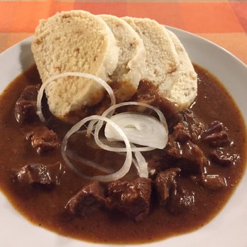 Na Břežance - Lunch combo beef goulash with dumplings. - Pubs Near Me - Praha-2, Puerto Rico Na Břežance - Lunch combo beef goulash with dumplings. - Pubs Near Me - Praha-2, Puerto Rico