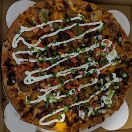 Loaded Potato Pizza