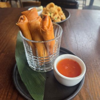 26 Thai Kitchen & Bar - Perimeter - Crab Cheese Rolls with Thai Chili sauce - Thai Near Me - Dunwoody, Georgia 26 Thai Kitchen & Bar - Perimeter - Crab Cheese Rolls with Thai Chili sauce - Thai Near Me - Dunwoody, Georgia