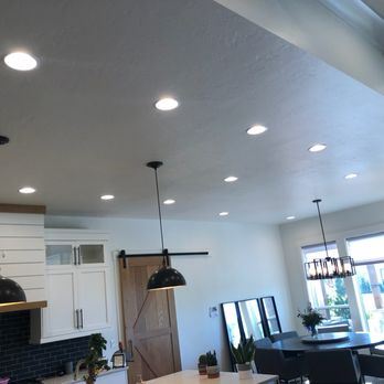 Veritas Electric - Kitchen and dining area lighting seamlessly come together - Electricians Near Me Veritas Electric - Kitchen and dining area lighting seamlessly come together - Electricians Near Me
